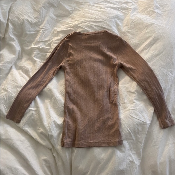 Doen Annie pointelle tee (sz XS) - Picture 2 of 9